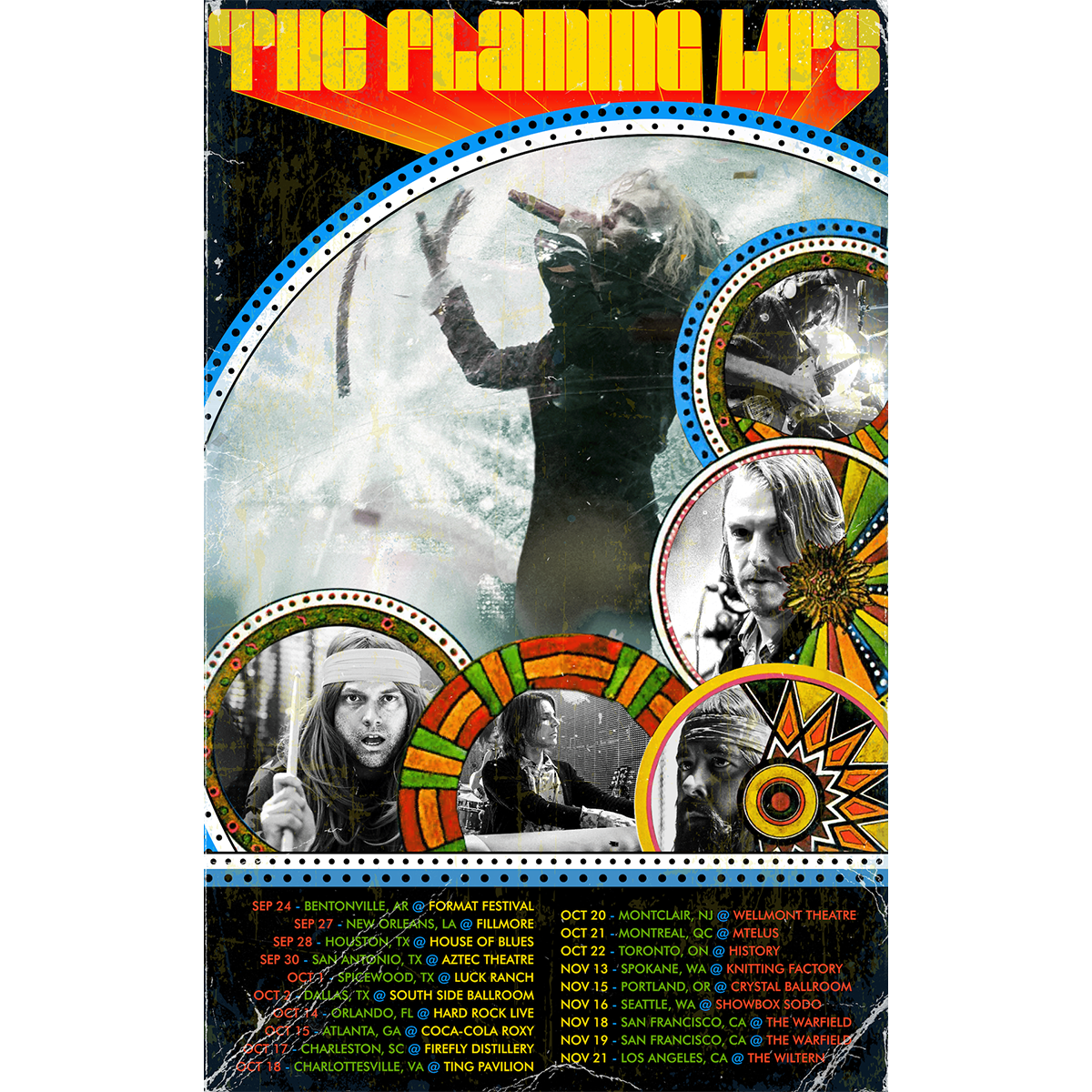 American Head Tour Poster - Fall 2022