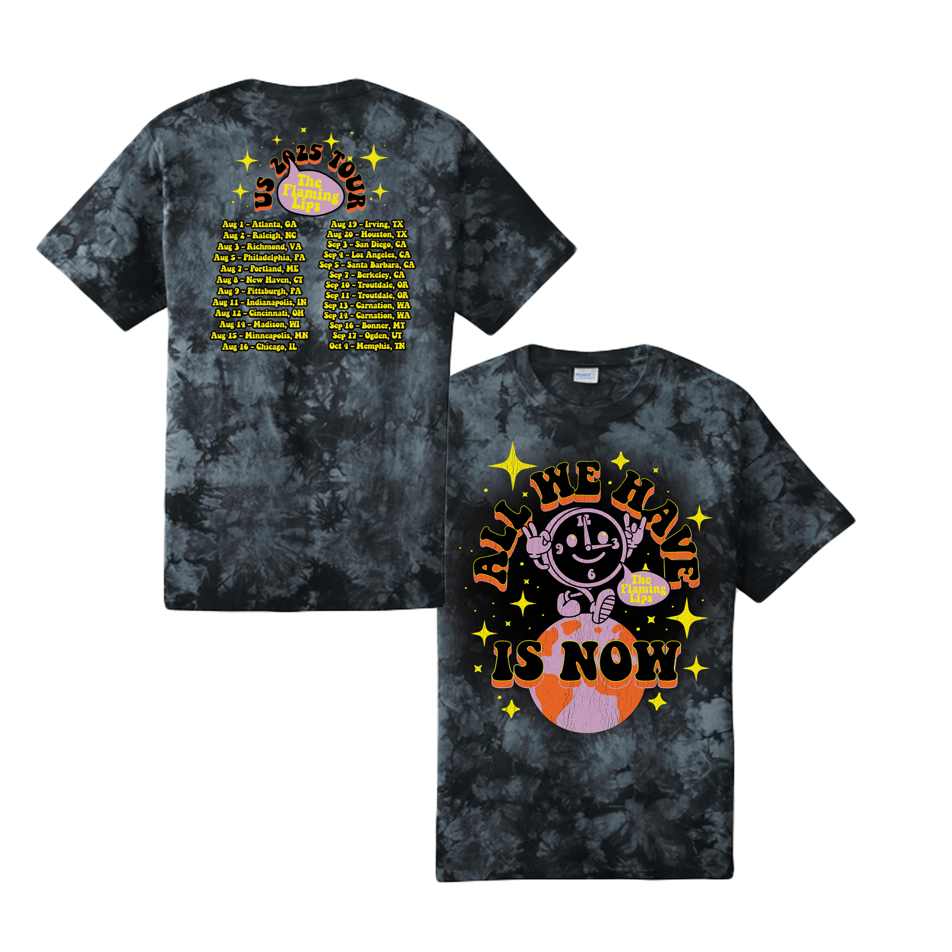 All We Have Is Now 2025 Tour Tee – The Flaming Lips