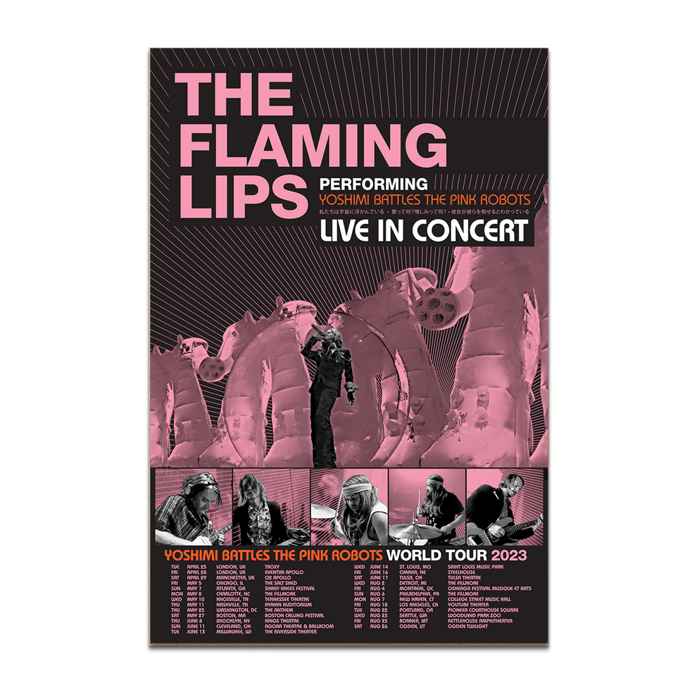 Yoshimi 2023 Tour Poster 2 The Flaming Lips